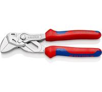 Knipex Tenaza llave con mordazas rugosas cromado, con fundas multicomponentes 150 mm 86 05 150 S02