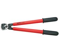 Knipex Tijeras cortacables 95 17 500 – Aisladas según VDE, inmersión en plástico reforzado 500 mm