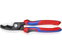 Knipex Tijeras cortacables con filo de corte doble bruñido, con fundas multicomponentes 200 mm 95 12 200