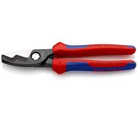 Knipex Tijeras cortacables 95 12 200 – Filo de corte doble bruñido, fundas multicomponentes 200 mm