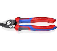 Knipex Tijeras cortacables con muelle de apertura bruñido, con fundas multicomponentes 165 mm 95 22 165