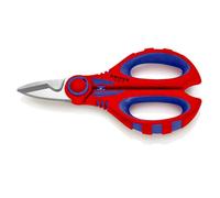 KNIPEX Tijeras para electricistas con fundas multicomponentes, reforzadas con fibras de vidrio 160 mm, 95 05 10 SB