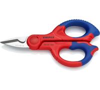 Knipex Tijeras para electricistas con fundas multicomponentes, reforzadas con fibras de vidrio 155 mm (cartulina autoservicio/blíster) 95 05 155 SB