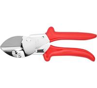KNIPEX Tijeras yunque cromado con mangos recubiertos de plástico 200 mm, 94 55 200