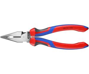 KNIPEX Tools 08 22 185 Alicates combinados de punta de aguja, 7-1/2 pulgadas