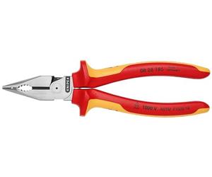 KNIPEX Tools 08 28 185 - Alicates combinados de punta de aguja, 7-1/4 pulgadas