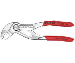 KNIPEX Tools 8703125 Cobra Water Pump Pliers, Chrome (8703125)