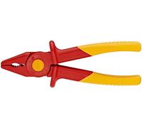 Knipex Tools 98 62 01 - Alicates de plástico (1000 V, aislados), color rojo y amarillo
