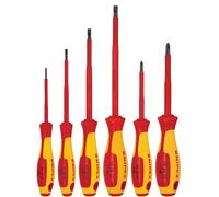 KNIPEX Tools 9K 98 98 33 US Juego de destornilladores de 6 piezas, 1000 V aislados