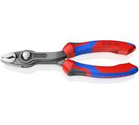 KNIPEX TwinGrip® Alicate de agarre frontal y lateral con mangos confort gris atramentado 150 mm, 82 02 150 SB