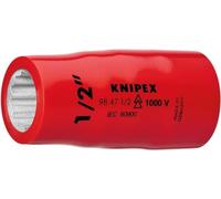 KNIPEX Vaso (doble hexágono) con cuadradillo 1/2" 58 mm, 98 47 7/8"