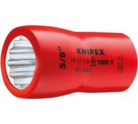 KNIPEX Vaso (doble hexágono) con cuadradillo 3/8" 42 mm, 98 37 3/8"