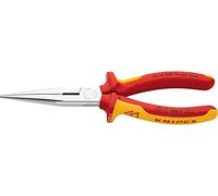Knipex Alicate de montaje (alicate de boca cigüeña) cromado, aislados con fundas multicomponentes, según norma VDE 200 mm 26 16 200