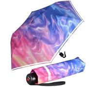 Knirps 4Kids Reflective - Paraguas de bolsillo para niños con ribete reflectante, Imagine, 90 cm