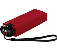 Knirps 815 - Paraguas Compacto de Viaje Manual, Talla única, Rojo Llama, Talla única, Paraguas Manual de Viaje