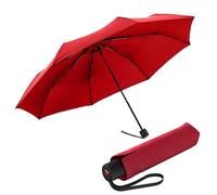 Knirps A.050 - Paraguas de viaje manual de cierre abierto para adultos, ultraligero, compacto, resistente al viento, toldo de 38.5 pulgadas, funda de viaje incluida, Salsa, Medium