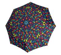 Knirps Paraguas de bolsillo A.200 Medium Duomatic, Create Black, Mittel, Color liso