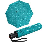 Knirps - Paraguas de bolsillo (tamaño mediano), diseño compacto y resistente a las tormentas, Enjoy Mint, One Size, Moderno
