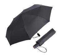 Knirps I.200 Medium Duomatic Paraguas oscuro con bolsillo para paraguas I Paraguas de bolsillo pequeño con pulsador I Paraguas automático I Paraguas de bolsillo ligero y a prueba de tormentas