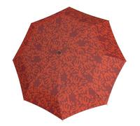 Knirps Medium Duomatic Organic Magma Paraguas Rojo Moderno Poliéster Exterior Lluvia Automático Apertura y Cierre