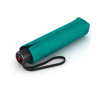 Paraguas de bolsillo Knirps A.050 Medium Manual - Compacto y resistente a la intemperie - Estable - Resistente al viento, Pacific, S, Pacífico