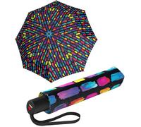 Knirps Paraguas de bolsillo A.200 Medium Duomatic, Create black, Mittel, Color liso