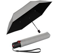 Knirps Paraguas de bolsillo Ultra U.200 Medium Duomatic - encendido automático - resistente a las tormentas - resistente al viento, Piedra con protección UV y contra el calor, 95 cm