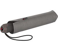 Knirps Paraguas plegable E.200 Medium Duomatic, gris, 96 cm, Tradicional