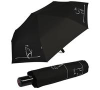 Knirps Paraguas plegable Slim Duomatic, Cat Move, 90 cm, Cat Themed