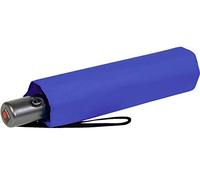 Knirps Paraguas plegable Slim Duomatic con apertura y cierre automático, azul real, 90 cm, Moderno