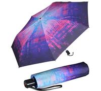 Knirps Paraguas plegable Slim Duomatic, Matrix rosa, 90 cm