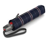Paraguas plegable hombre Knirps T.200 Medium Duomatic Check Navy