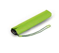 Knirps Paraguas Ultra US.050 Slim Manual - Ultra ligero y plano - Resistente a las tormentas - Resistente al viento - 21 cm, verde neón, small