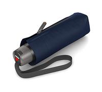 Knirps T.010 Small Manual Paraguas Plegable, 23 cm, Azul (Navy)