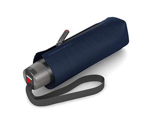 Knirps T.010 Small Manual Paraguas Plegable, 23 cm, Azul (Navy)