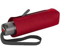 Knirps T.010 Small Manual Paraguas Plegable, 23 cm, Rojo (Dark Red)