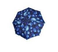 Knirps T.200 Mediano Duomatic azul con estampado