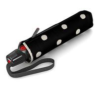 Knirps T.200 Medium Duomatic Paraguas Plegable, 28 cm, Negro (Dot Art Black)