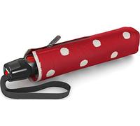 Knirps T.200 Medium Duomatic Paraguas Plegable, 28 cm, Rojo (Dot Art Red)