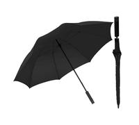 Knirps U.900 Ultra Light XXL - Paraguas largo manual (ligero, solo 255 g, resistente a las tormentas) Negro