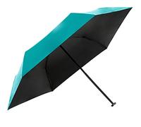 Knirps Ultra US.050 - Paraguas de bolsillo (21 cm, ultra ligero y plano, resistente a las tormentas), Turquesa con revestimiento negro, 90 cm, Moderno