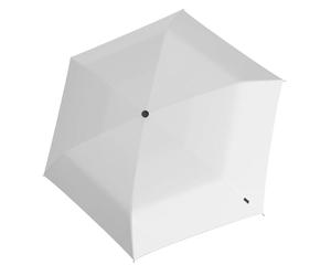 Knirps US.050 Ultra Light Slim Manual Paraguas Adulto, White, blanco, talla única