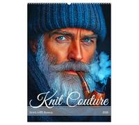 Knit Couture - Strick trifft Runway (Wandkalender 2026 DIN A2 hoch), CALVENDO Monatskalender: High Fashion trifft warme Maschen!