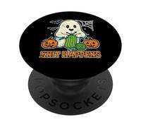 Knit Happens Tejiendo Fantasma PopSockets PopGrip Adhesivo