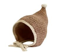 Knit Hat, Ear Protection Caps, 8.7 Inch Kids Winter Hat with Adjustable Drawstring, Soft Knits Hats with Lining, Kids Knit Hats with Cute Design, Winter for Boy Girl Indoor Outdoor Occasion Home