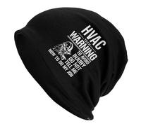 Knit Hat Evite Lesiones No Me Diga Cómo Hacer El Trabajo Técnico De HVAC Negro Resistente Al Viento Gorro De Punto Grueso Skull Cap para Deporte Ciclismo Trabajo