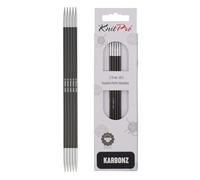 Knit Pro - Agujas de Tejer (Grosor de 2,75 mm, Longitud de 15 cm, Fibra de Carbono) KnitPro - Agujas de Tejer (Grosor de 2,75 mm, Longitud de 15 cm, Fibra de Carbono)
