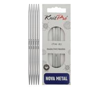 Knit Pro - Agujas para Calcetines KnitPro Nova Metal (10cm x 2.75mm) - 1 Unidad