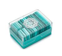 KnitPro Bloqueadores - Plástico y acero inoxidable - Azul/Crudo - Talla única - 20