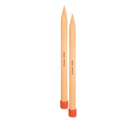 Knit Pro Jumbo Single Pointed Needles Agujas de Tejer, Madera de Abedul, Birch, 20,00 mm